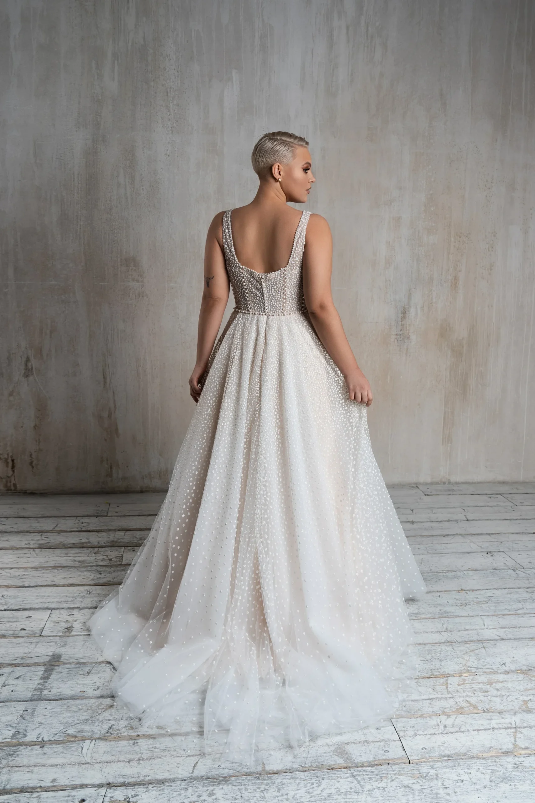 Robe de Mariage Grande Taille Félicie avec dos nu