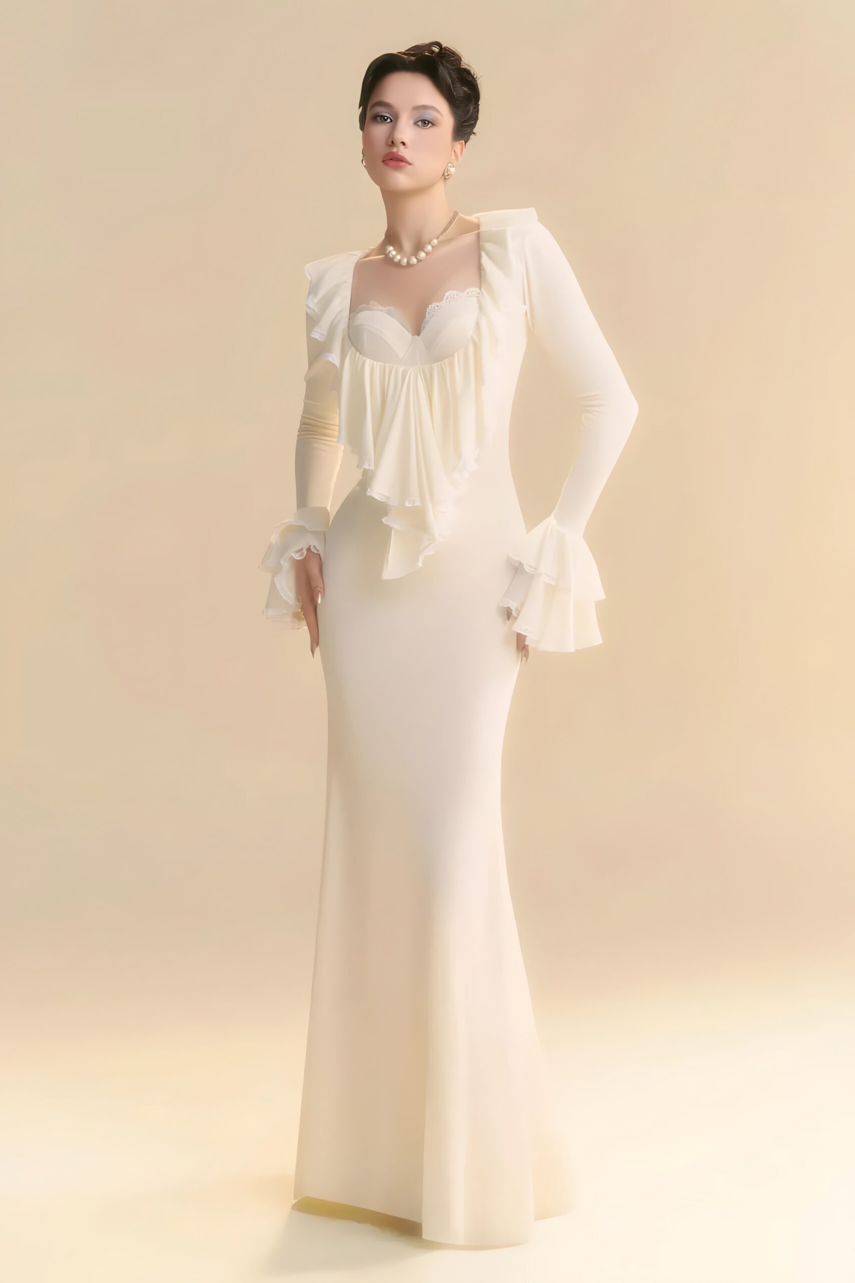 Gabrielle - robe de mariée sur mesure - Le Palais de la Mariée