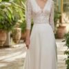 Robe de Mariée classique et élégante en fine dentelle