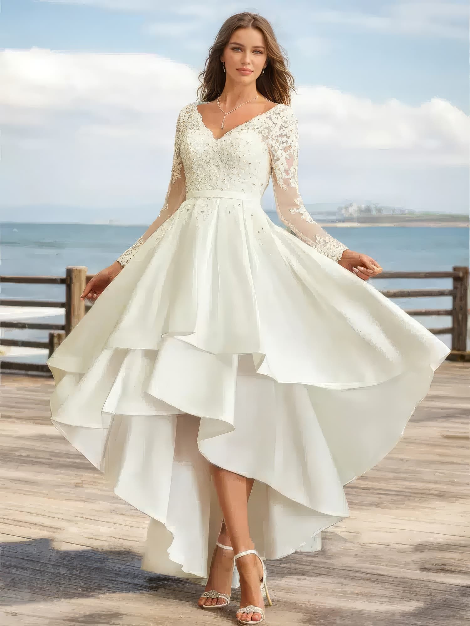 Andrée - robe de mariée sur mesure - Le Palais de la Mariée
